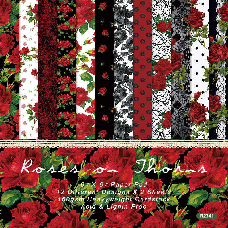 Kokorosa 24PCS 12 Welcome Christmas Scrapbook & Cardstock Paper –