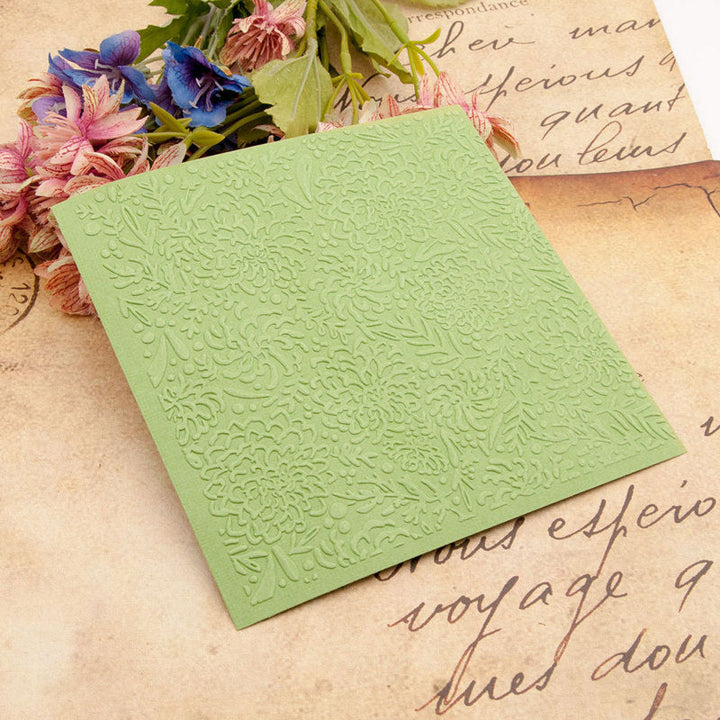 Kokorosa Blooming Flower and Leaf Emboss Folder