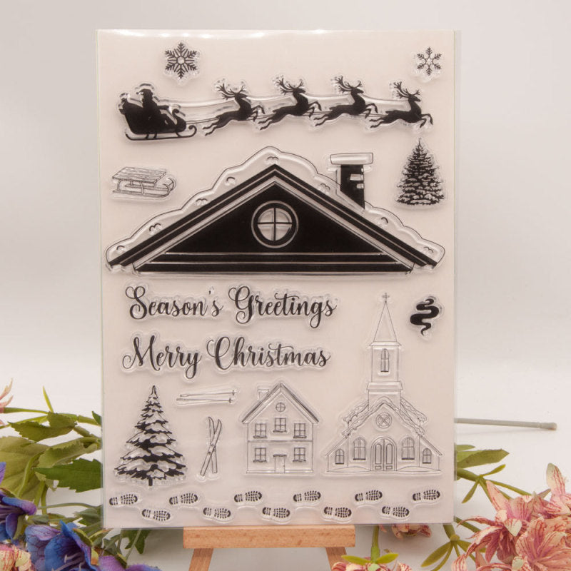 Kokorosa Christmas Classic Items Clear Stamps