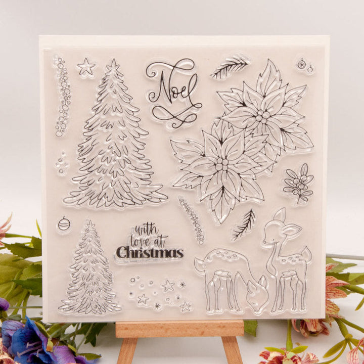 Kokorosa Christmas Tree Clear Stamps