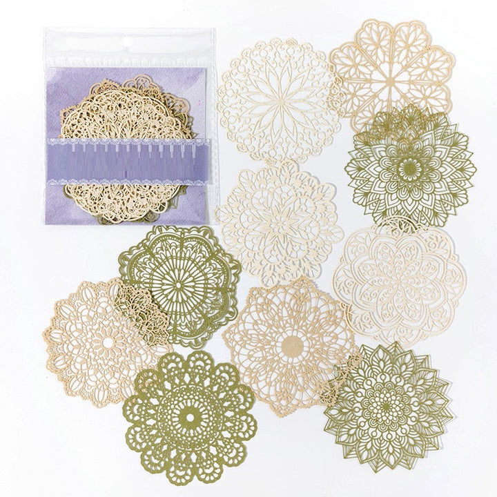 Kokorosa Decorated Lace Paper-6 Styles