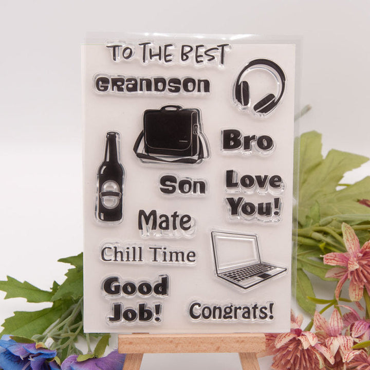 Kokorosa Encouraging Words Clear Stamps