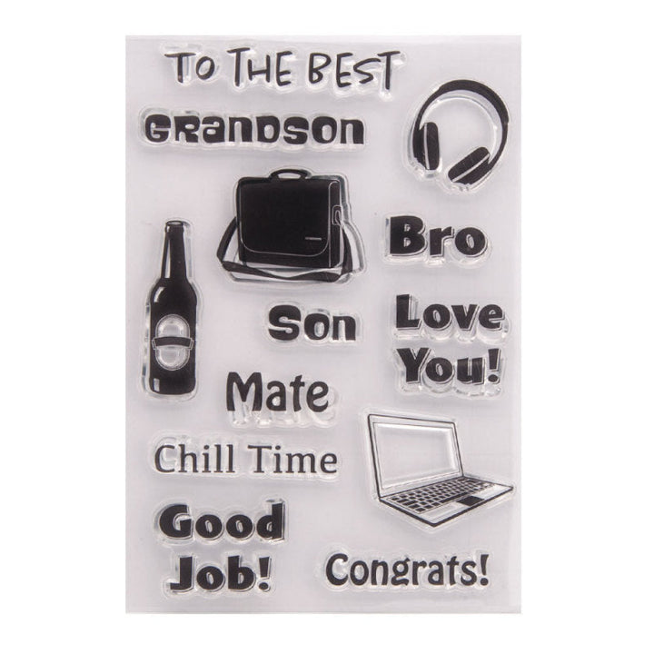 Kokorosa Encouraging Words Clear Stamps