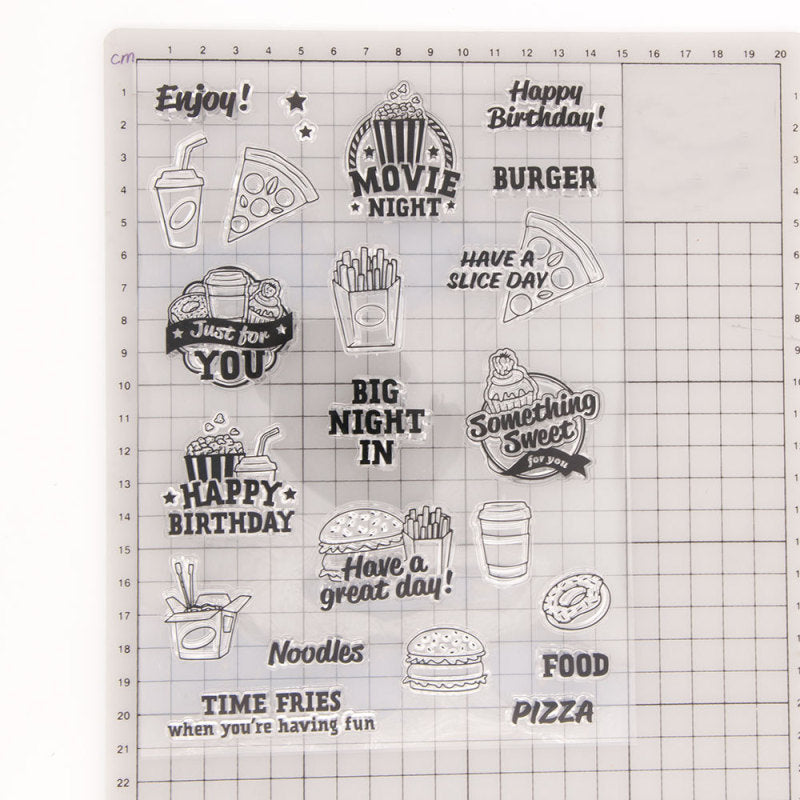 Kokorosa Food and Drink Clear Stamps