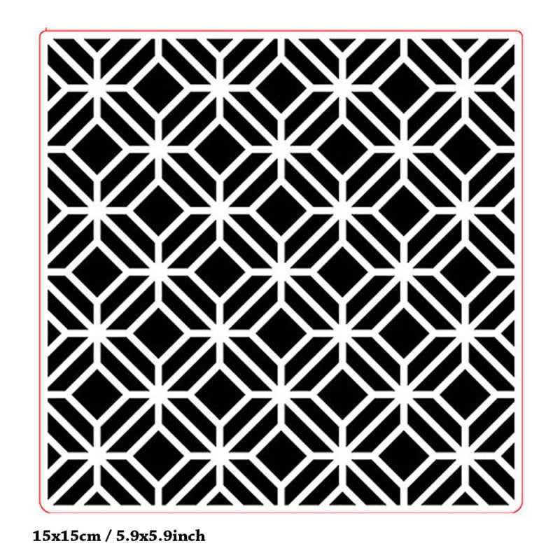Kokorosa Geometric Pattern Emboss Folder