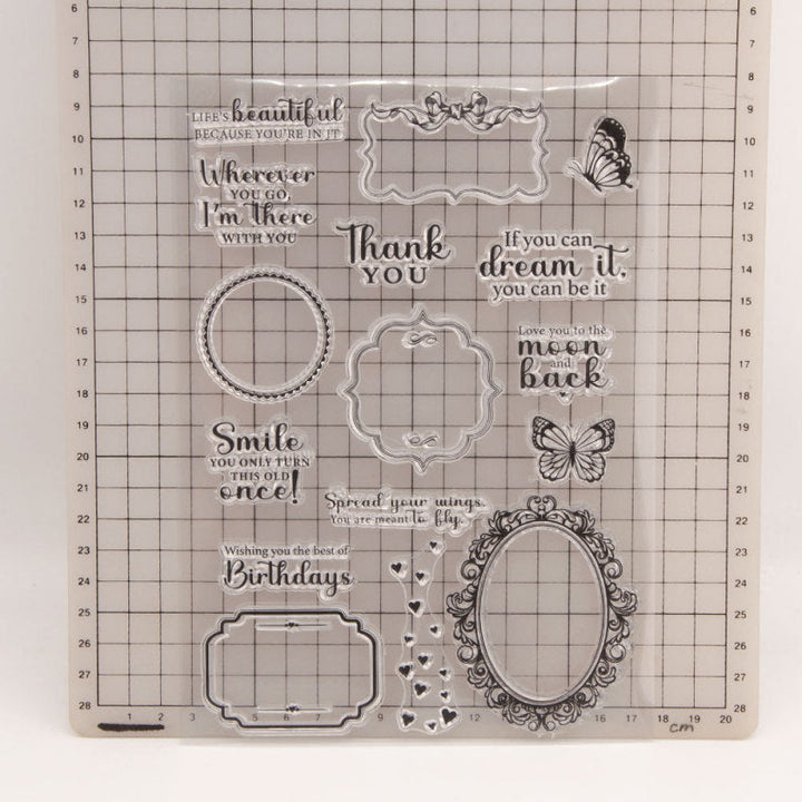 Kokorosa Lace Border Clear Stamps