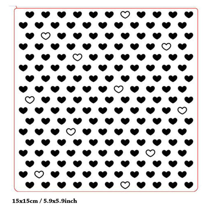 Kokorosa Little Heart Emboss Folder