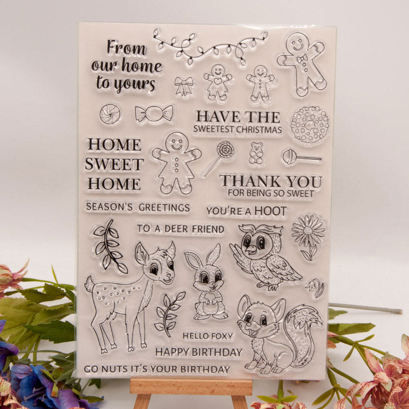 Kokorosa Lovely Animals Clear Stamps