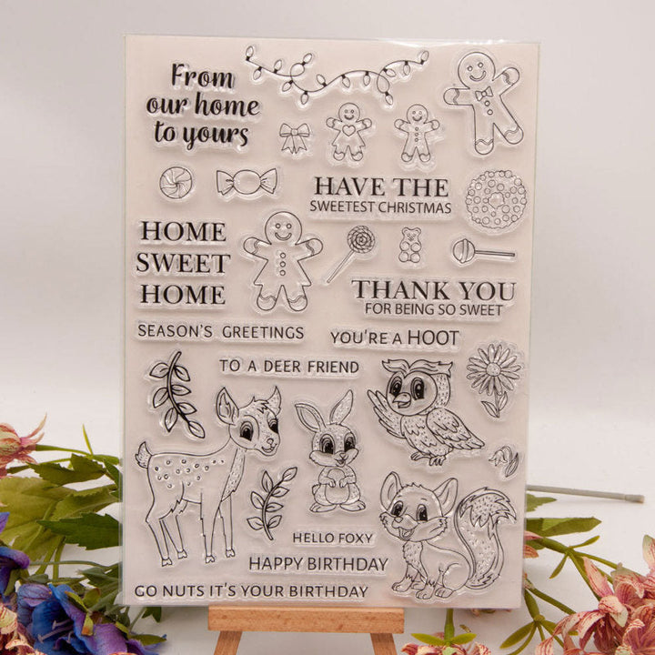 Kokorosa Lovely Animals Clear Stamps
