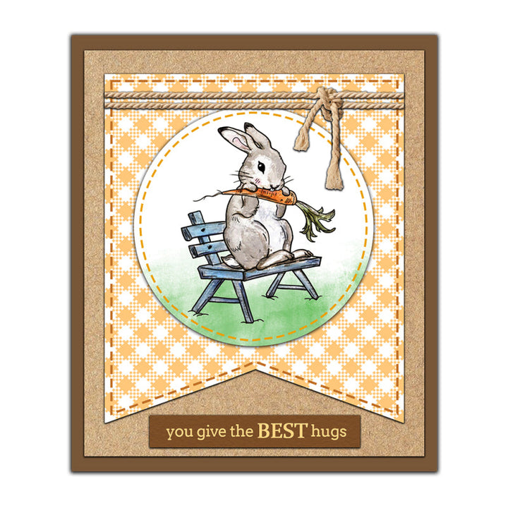 Kokorosa Lovely Bunny Dies with Stamps Set