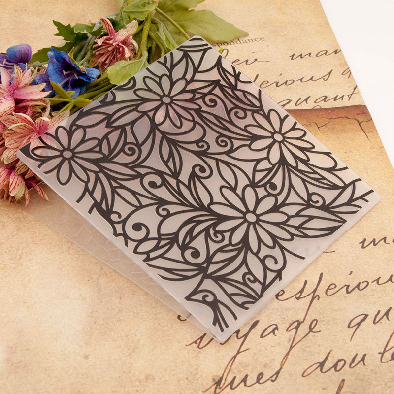 Kokorosa Sunflower and Ivy Emboss Folder