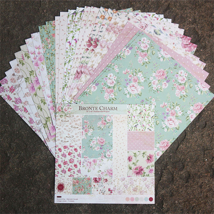 Kokorosa 24PCS 6" DIY Scrapbook & Card Making Paper