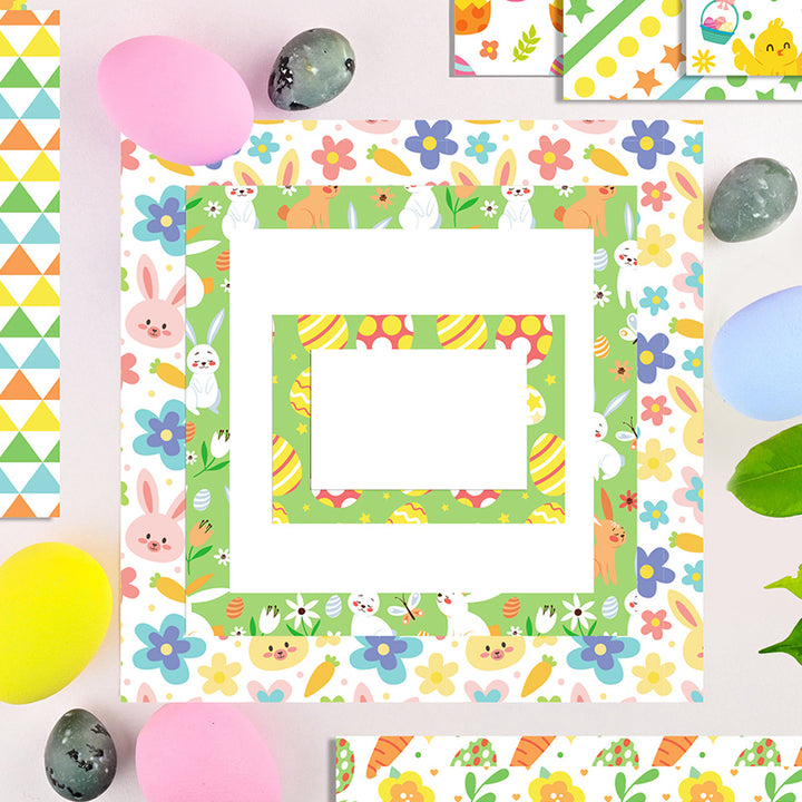 Kokorosa 24PCS  12" Easter Green DIY Scrapbook & Cardstock Paper