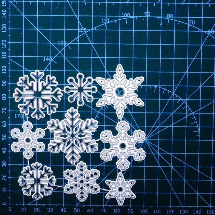 Kokorosa 8PCS Snowflake Set Metal Cutting Dies