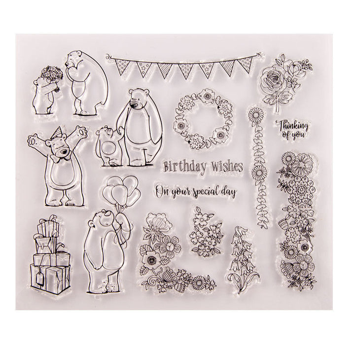 Kokorosa Birthday Celebration Clear Stamps