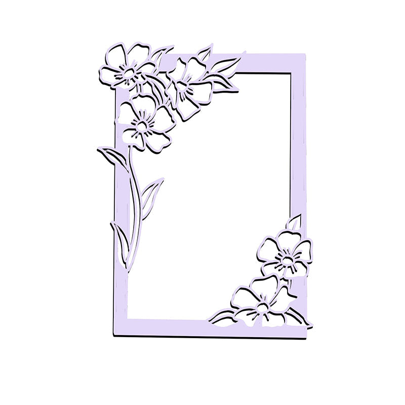 Kokorosa Corner Flower Frame Metal Cutting Dies