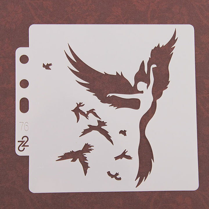 Kokorosa Free to Fly DIY Painting Hollow Stencil