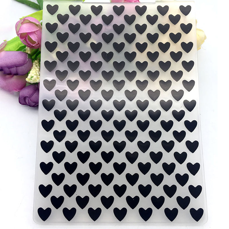 Kokorosa Hearts Embossing Folder