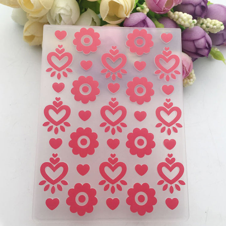 Kokorosa Love Flowers Embossing Folder