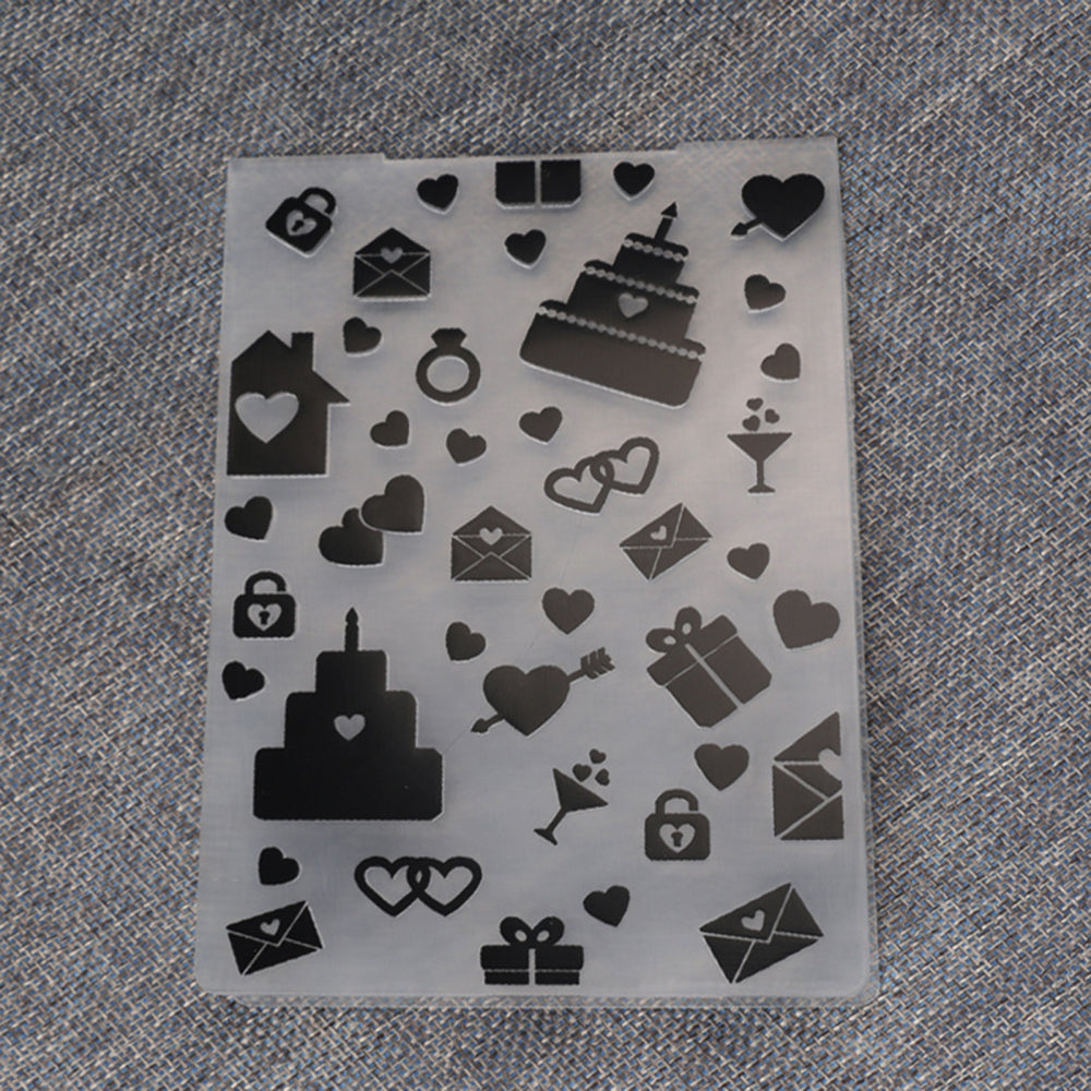 Kokorosa Love Gift Plastic Embossing Folder