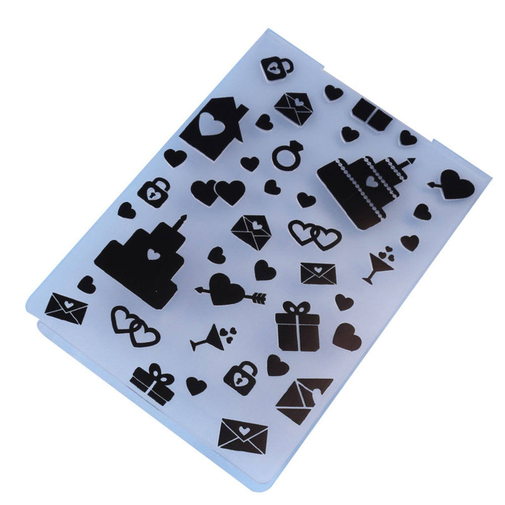 Kokorosa Love Gift Plastic Embossing Folder