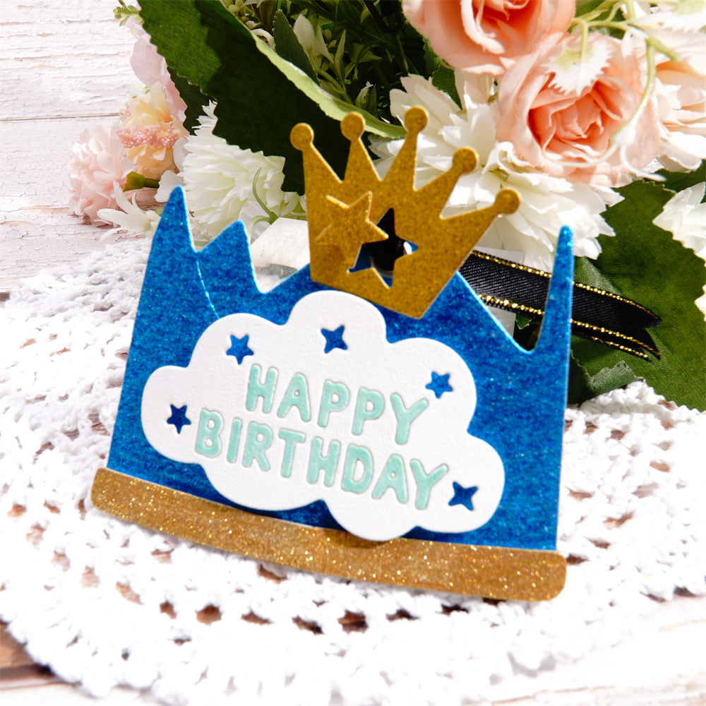 Kokorosa Metal Cutting Dies With Birthday Crown