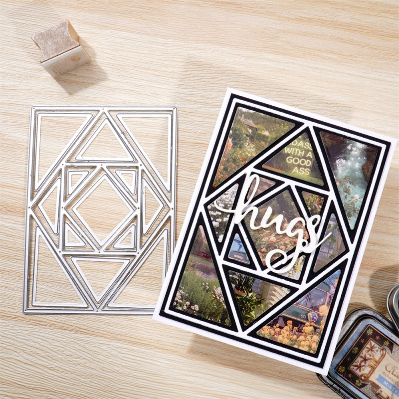 Metal Cutting Dies With Classic Rectangle Border For Card Making ...