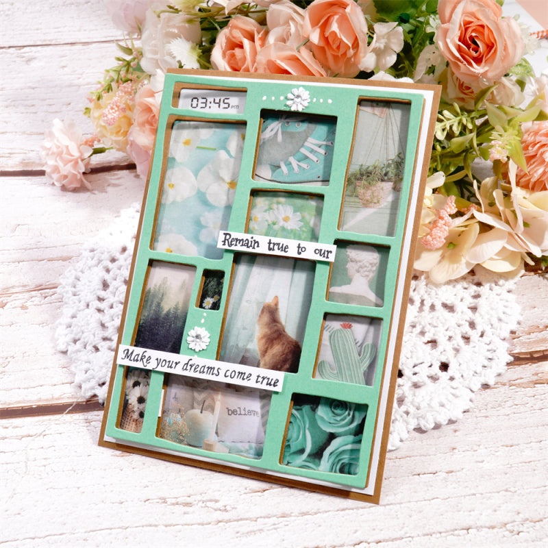 Metal Cutting Dies With Hollow Photo Frame For Card Making ...