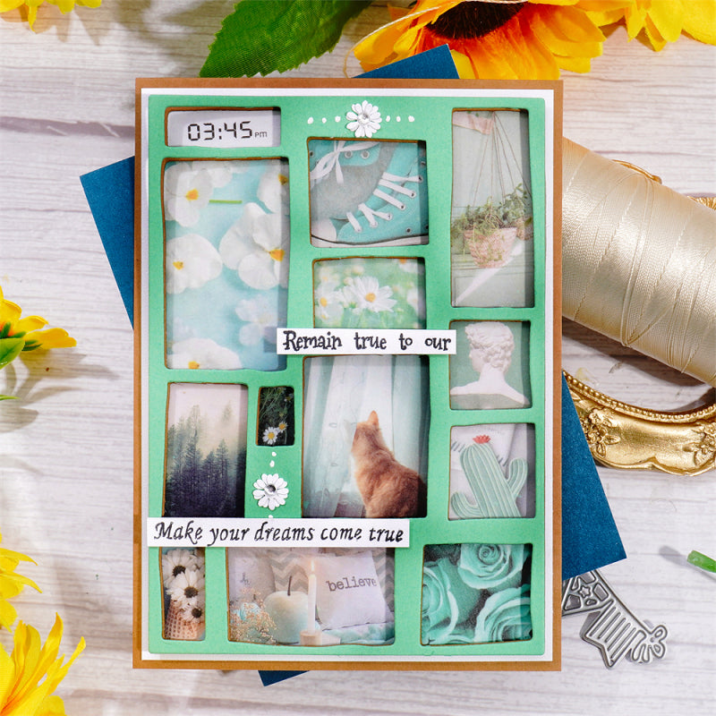 Metal Cutting Dies With Hollow Photo Frame For Card Making ...