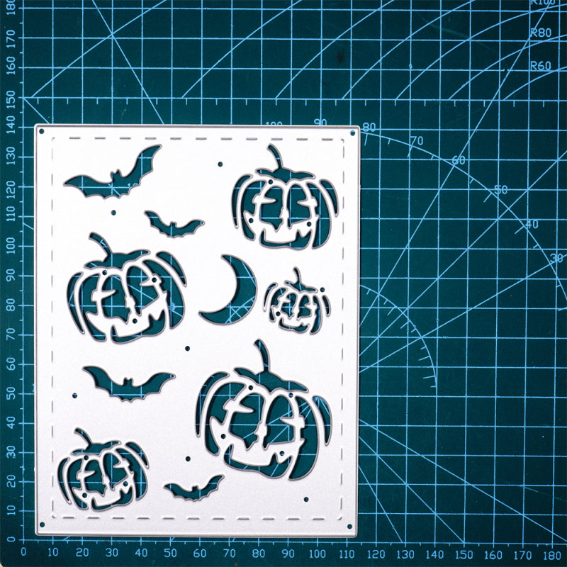 Kokorosa Metal Cutting Dies With Pumpkin Background Board