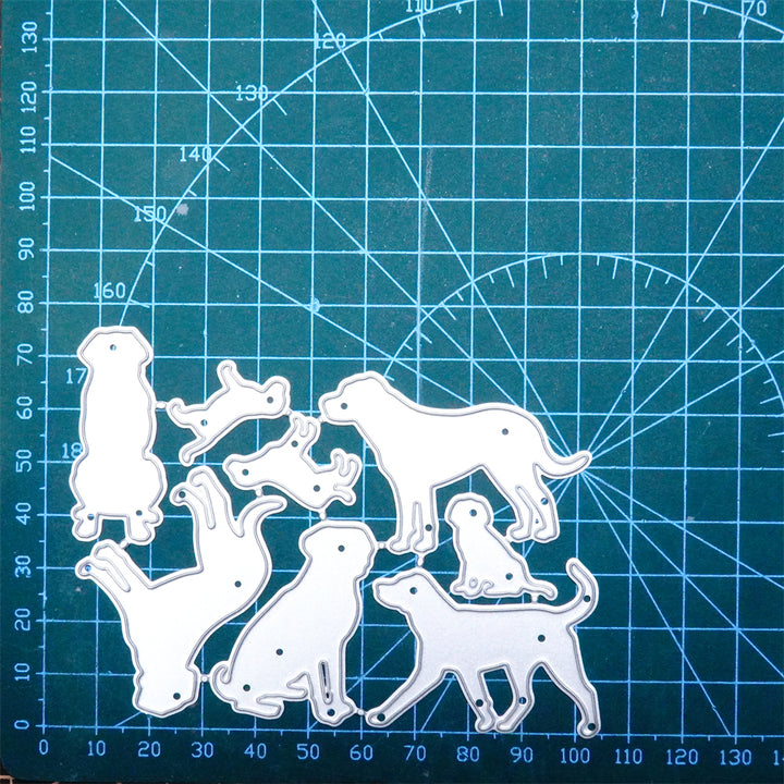 Kokorosa Metal Cutting Dies with Cute Puppy Dogs