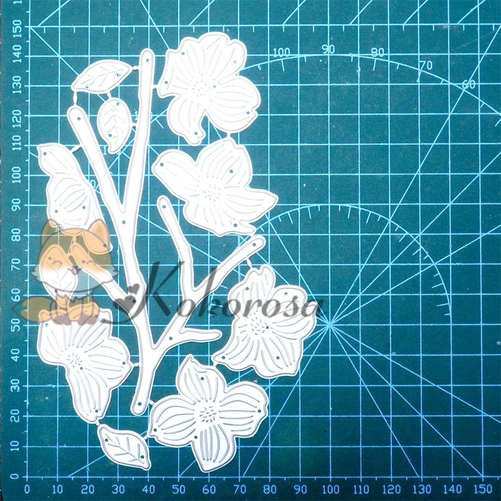 Kokorosa Metal Cutting Dies with Lotus Flowers