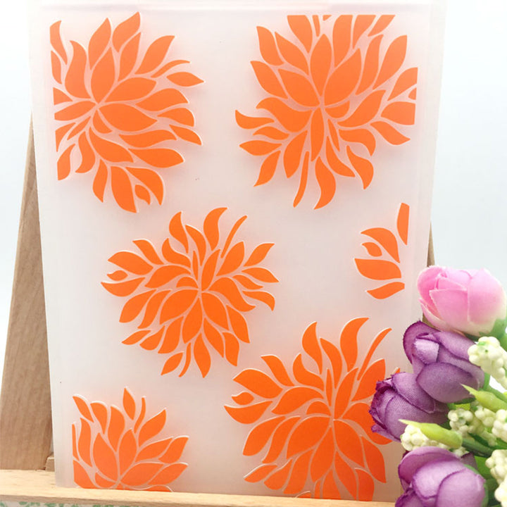 Kokorosa Petal Flowers Embossing Folder