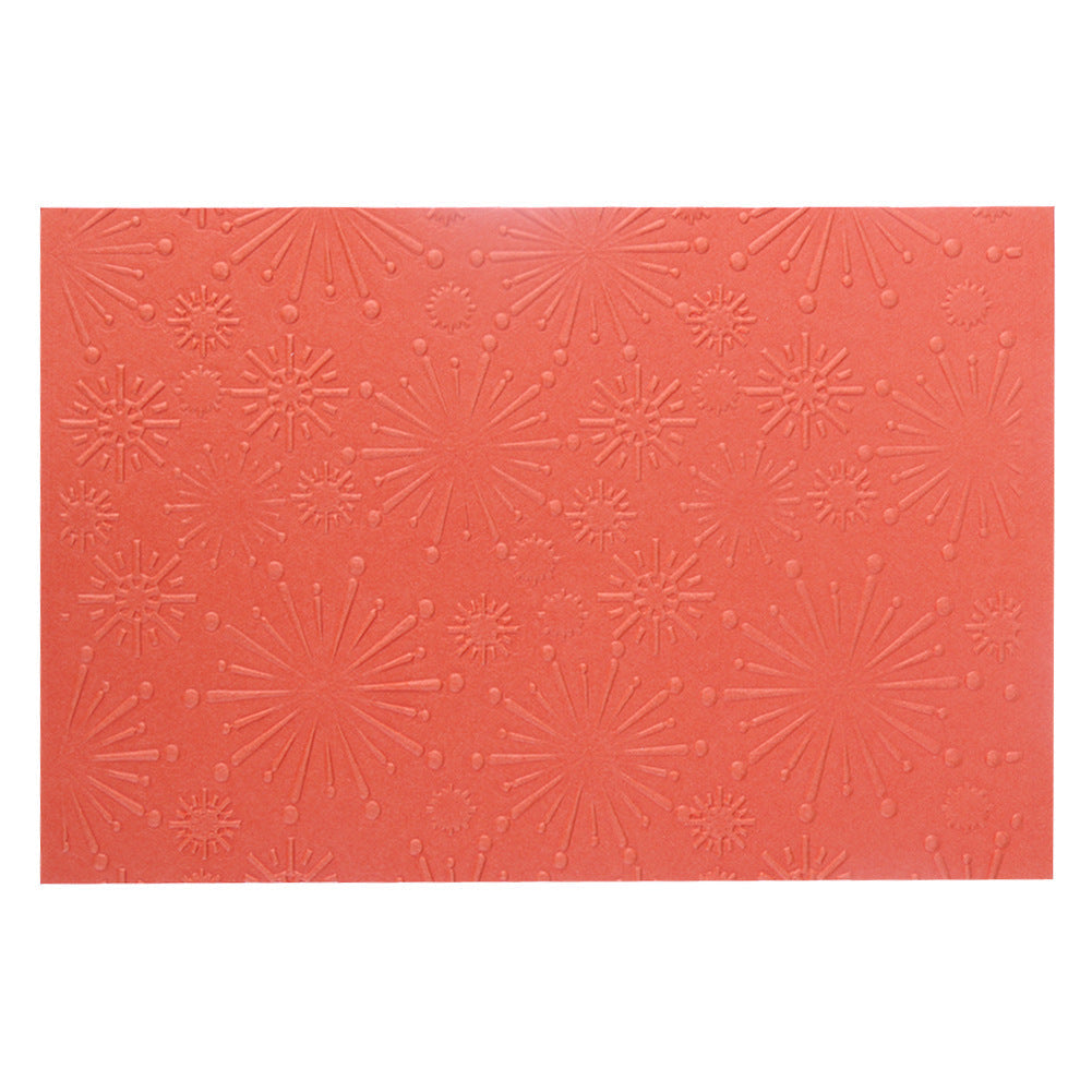 Kokorosa Plastic Fireworks Embossing Folder