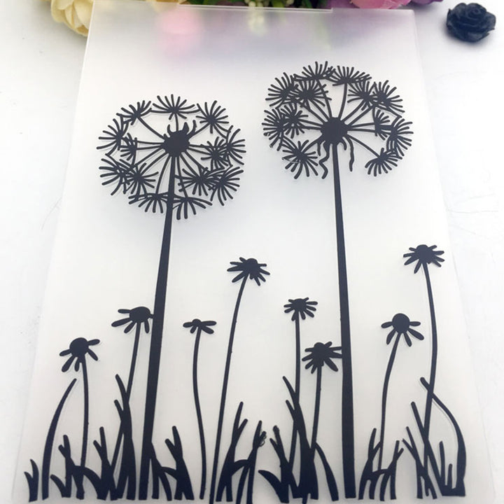 Kokorosa Two Dandelions Embossing Folder