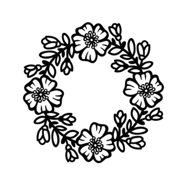 Kokorosa Wreath Flowers Metal Cutting Dies