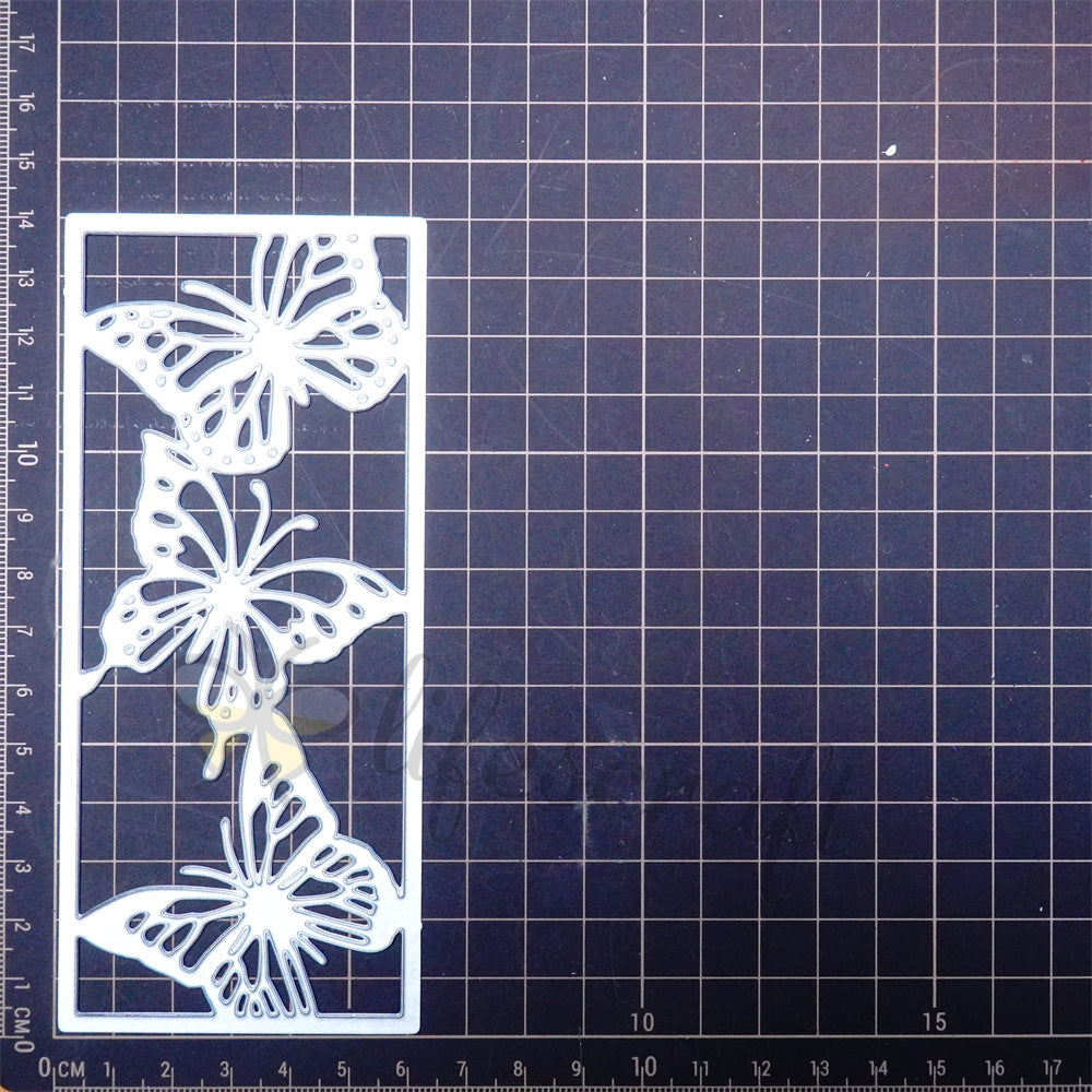 Kokorosa Metal Cutting Dies with Three Butterflies Frame Board