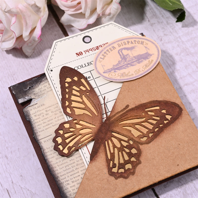 Kokorosa Metal Cutting Dies With Colourful 3D Butterfly