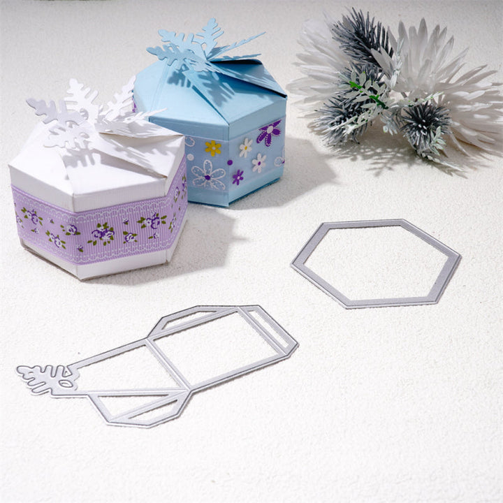 Kokorosa Metal Cutting Dies With Foldable Hexagon Box