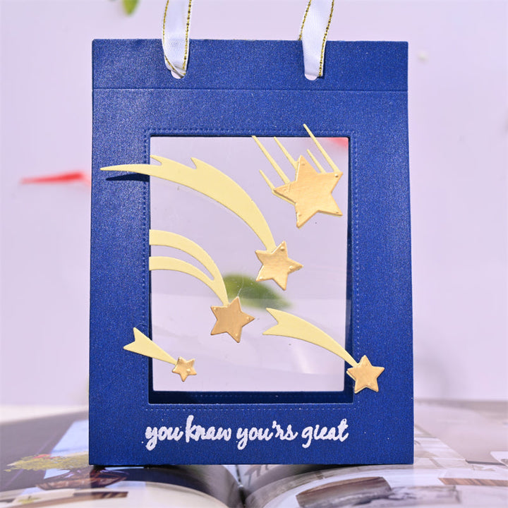 Kokorosa Metal Cutting Dies With Shooting Stars Bag