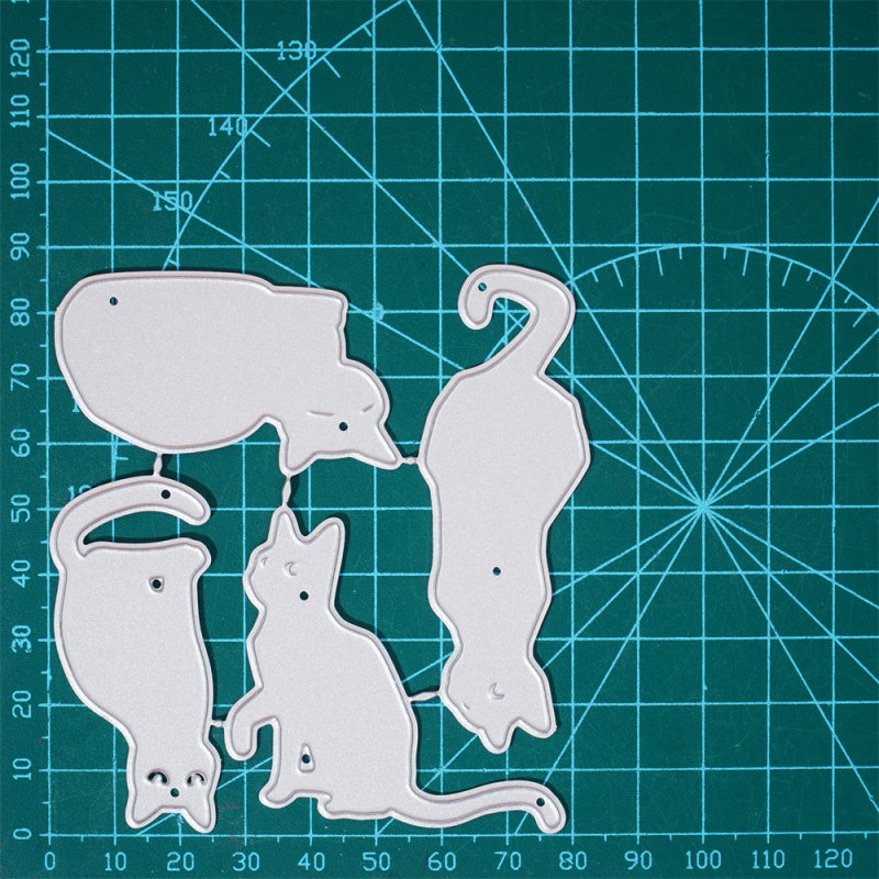 Kokorosa Metal Cutting Dies with Cat Silhouette