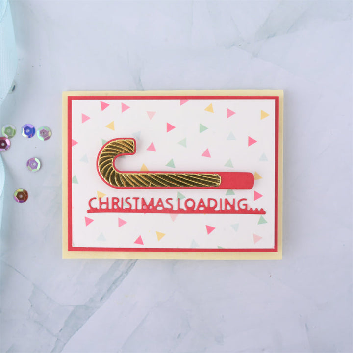 Kokorosa Metal Cutting Dies with Christmas Candy Canes