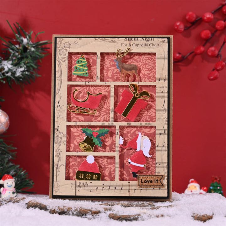 Kokorosa Metal Cutting Dies with Christmas Elements Collection