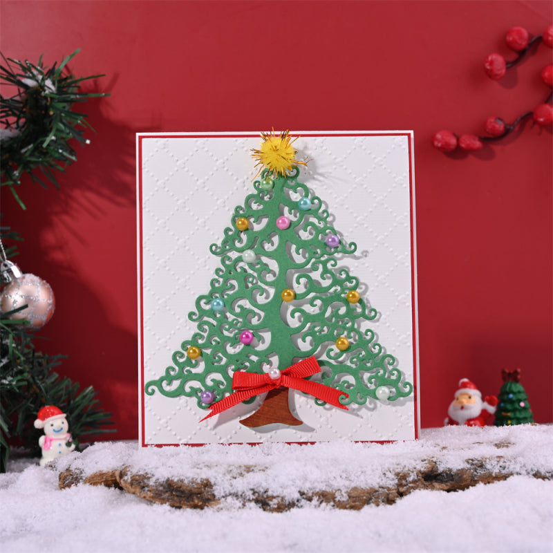 Kokorosa Metal Cutting Dies with Dazzling Christmas Tree