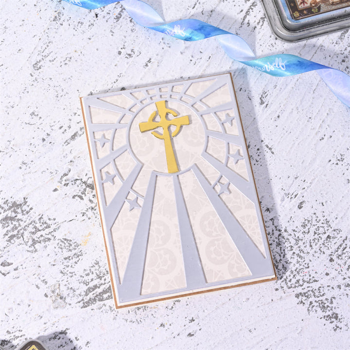 Kokorosa Metal Cutting Dies with Faith Light Background Board