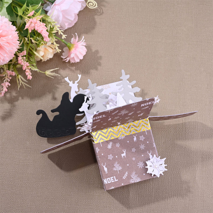 Kokorosa Metal Cutting Dies with Surprise Christmas Gift Box