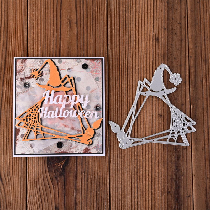 Kokorosa Metal Cutting Dies with Witch Hat Triangle Border
