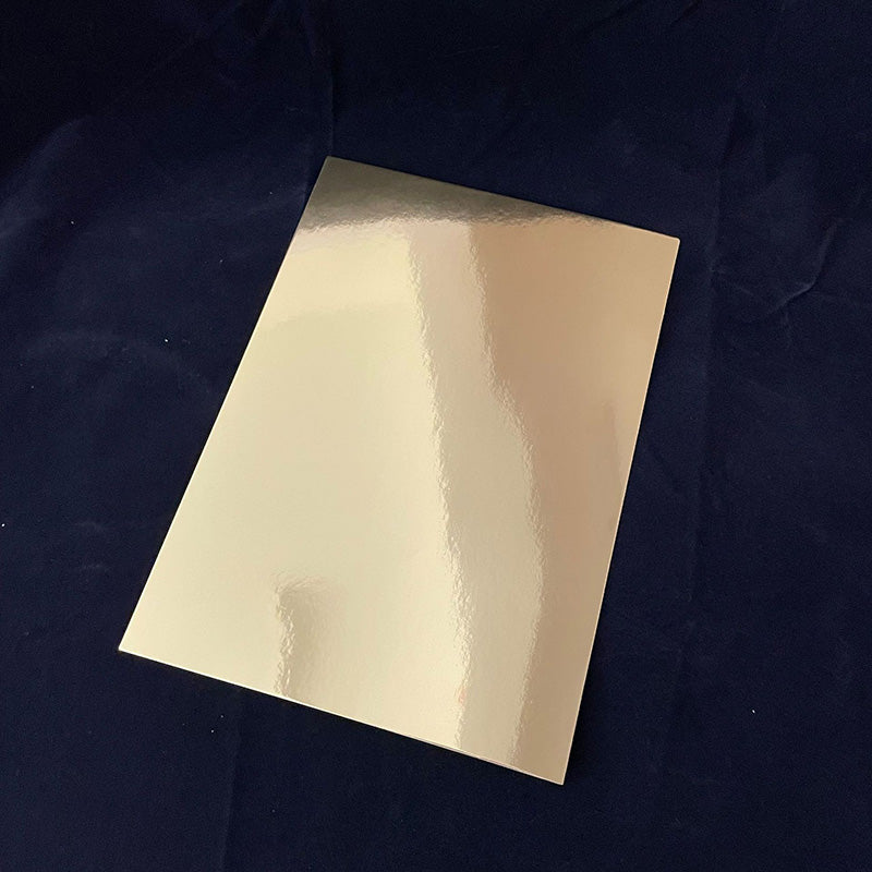 kokorosa Metal Mirror Handmade Paper Cardstock Paper (10 Pcs)
