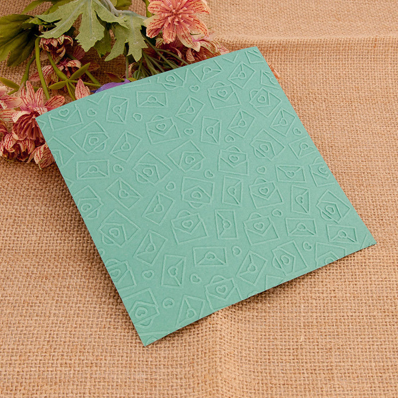 Kokorosa Little Love Envelope Plastic Embossing Folder