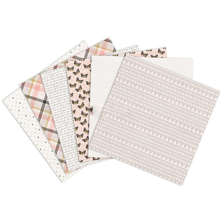 Kokorosa 24PCS  6" Butterfly Pattern  DIY Scrapbook & Card Making Paper